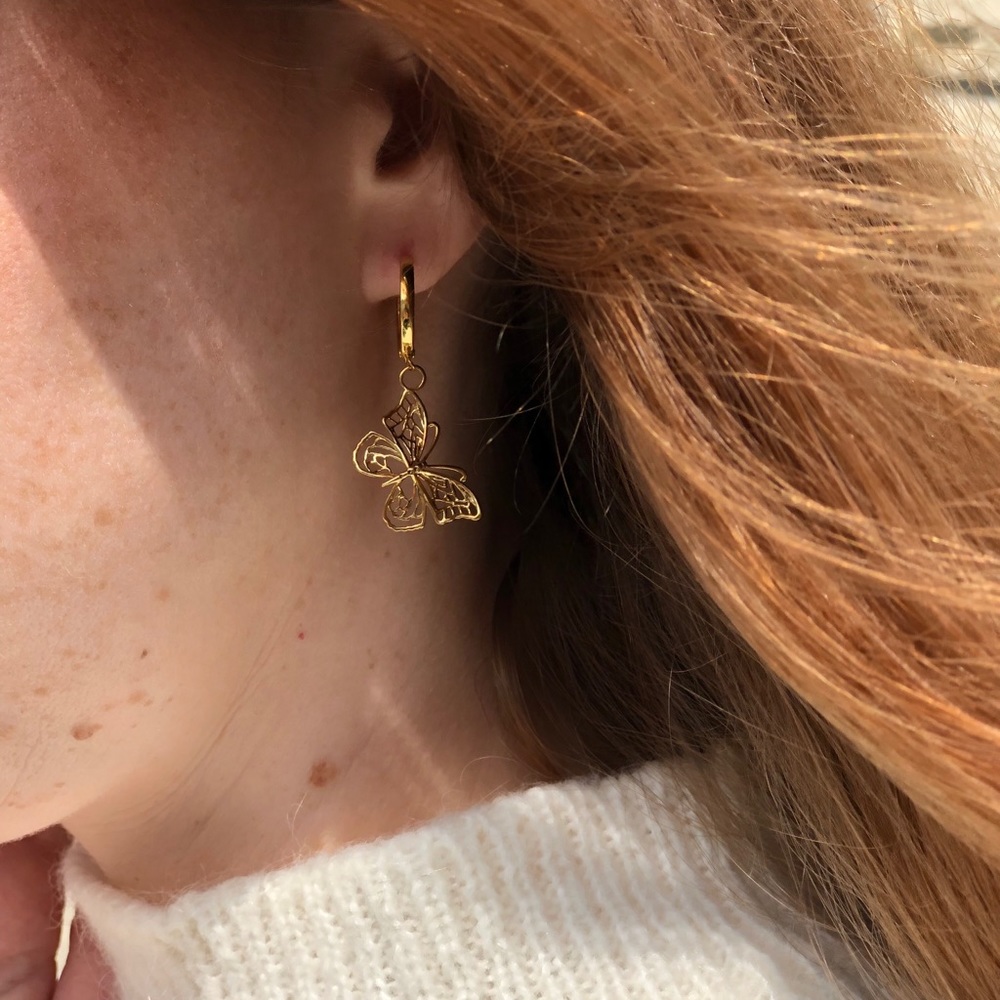 |BUTTERFLY EARRINGS|✨☁️